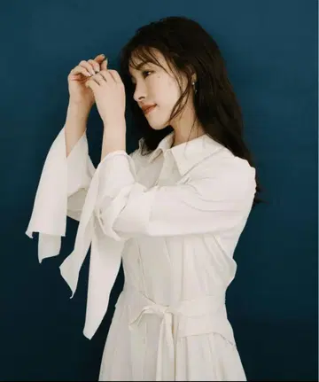 Aimeine 커프스 디자인 비대칭 원피스