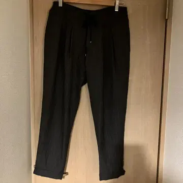 파드칼레 그레이 스트라이프 울 팬츠