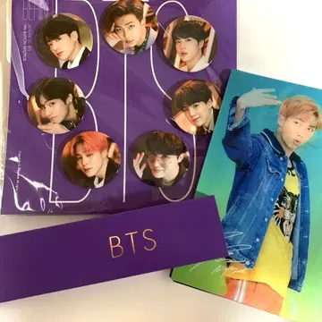 BTS DICON 캔뱃지 렌티큘러 연필