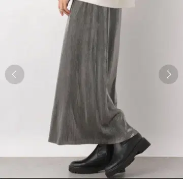 [ 미사용 새상품 택 포함 ] 렙심 글리터 세밀 플리츠 스커트 블랙