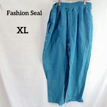 가격 인하 환영! Fashion Seal [ XL ] 릴랙스 팬츠 블루