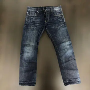 지스타 로우 다크 블루 스트레이트 데님