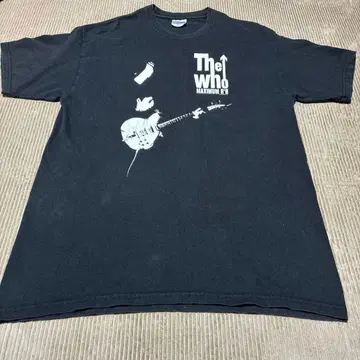 The Who 그래픽 T셔츠 L 사이즈 블랙