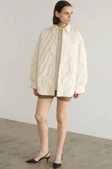 CLANE PADDED CRUMPLY SHIRT JACKET
