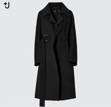 유니클로 +J 캐시미어 블렌드 랩 롱 코트 질 샌더