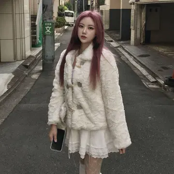 amood 복슬복슬 퍼 자켓 ABLY anyonemore