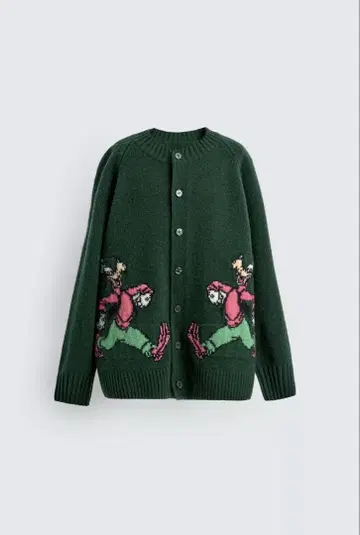 ZARA Disney harrylambert 구피 가디건 택 포함 새상품