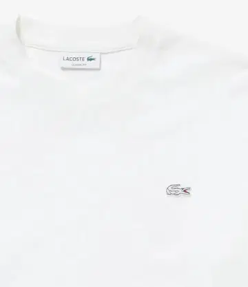 LACOSTE 화이트 긴팔