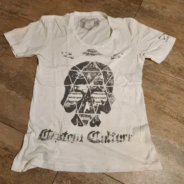 Custom Culture 스컬 프린트 T셔츠 48 Y2K