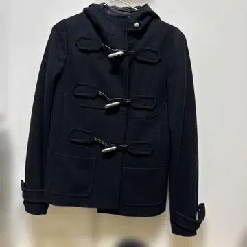 KT 블랙 더플 코트