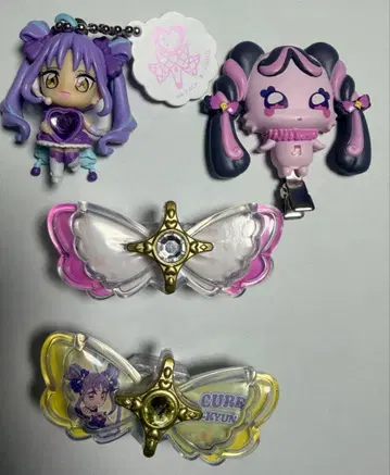 너와 아이돌 프리큐어 가챠 큐어큐어 등 4점 세트