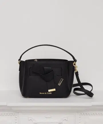 메종 드 플뢰르 Maison de FLEUR 프론트 리본 백