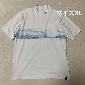 트래비스 매슈 골프 남성용 모크넥 반팔 화이트 XL