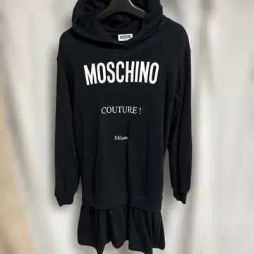 MOSCHINO 모스키노 후드티 미니 원피스