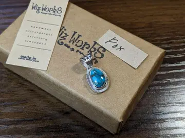 조각 목걸이 모던 네이티브 터콰이즈 100