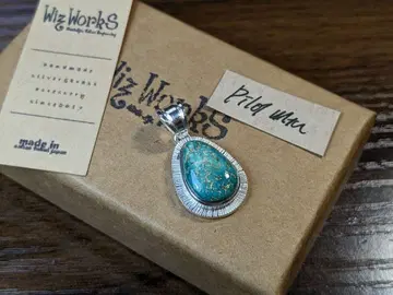 조각 목걸이 모던 네이티브 터콰이즈 101