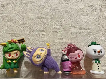 [정품] POPMART LABUBU 피규어 4개 세트