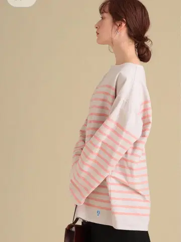 ORCIVAL 별주 Rachel 보더 롱 슬리브 T셔츠