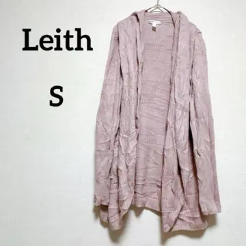 Leith 가슴 드레이프 가디건 [ S ] 핑크 가을/겨울 겉옷