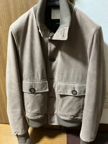 RUFFO 봄버 자켓 카키 베이지