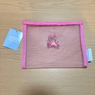 [ 새상품 미사용 ] 호빵맨 뮤지엄 한정판 메쉬 파우치 짤랑이