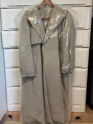 미라 오웬 트렌치 다운 롱 코트 A라인