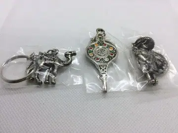 모로코 잡화 낙타 여행자 러브스 3세트 키링 익명 배송