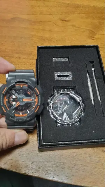 G-SHOCK GA-110TS 새상품 커스텀 베젤 세트 CASIO