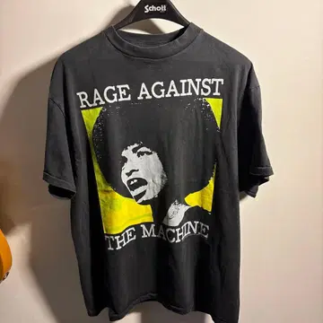 RAGE AGAINST THE MACHINE 티셔츠 블랙 XL