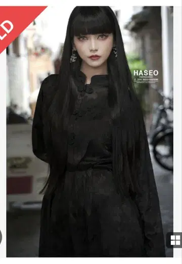 [ 새상품급 ] 손가락 한 개 차이나 원피스