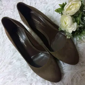 지안비토 로시 펌프스 브라운 스웨이드 36.5