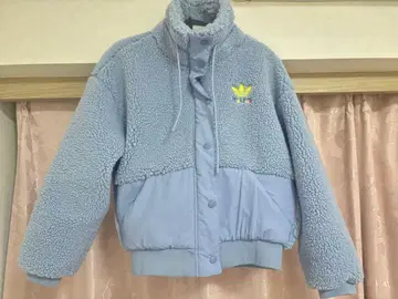 Adidas 보아 자켓 라이트 블루 자수 로고 포함