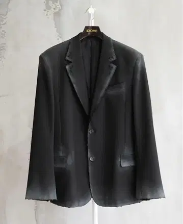 Doublet 25ss dusty tailored jacket black