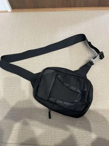 나이키 블랙 힙색