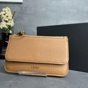 미사용급 chiiiibag 플랩 코인 카드케이스 베이지