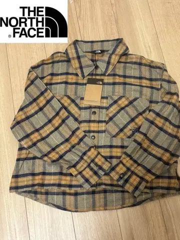 [ 새상품 ] THE NORTH FACE 체크 무늬 긴팔 셔츠 정품