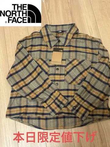 [ 새상품 ] THE NORTH FACE 체크 무늬 긴팔 셔츠 정품