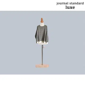 journal standard luxe 밀라노 리브 보더 크루넥 풀오버