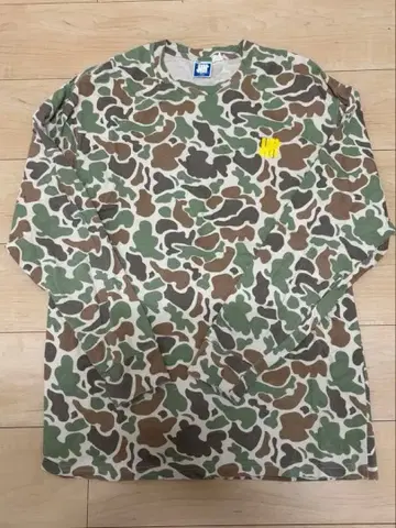 UNDEFEATED 카모 패턴 긴팔 T셔츠 L 사이즈