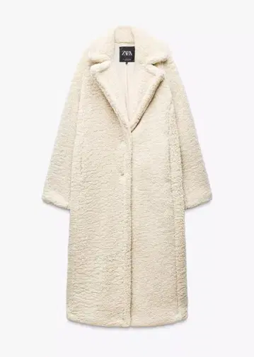 ZARA 롱 기장 보아 코트 S