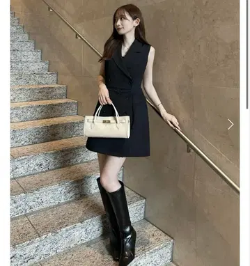 anuans 테일러드 베스트 원피스
