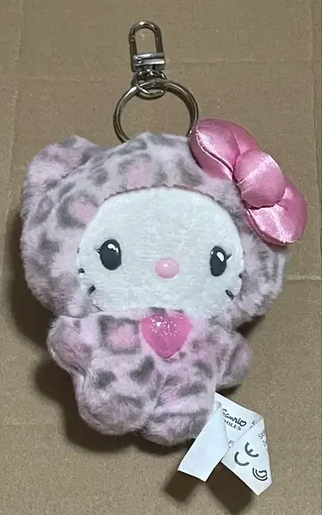 헬로키티 갸루곰 마스코트 키링 핑크 정품