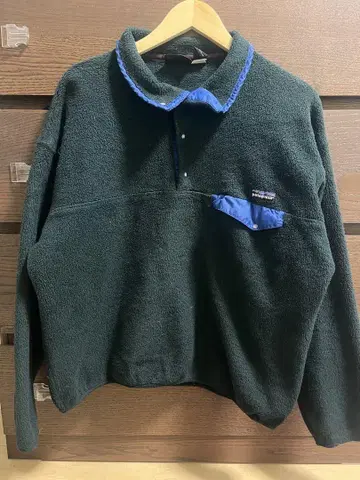 90s 파타고니아 플리스 신틸라 스냅T 눈 없는 택 L 사이즈
