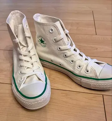 Converse All Star 하이컷 화이트/그린