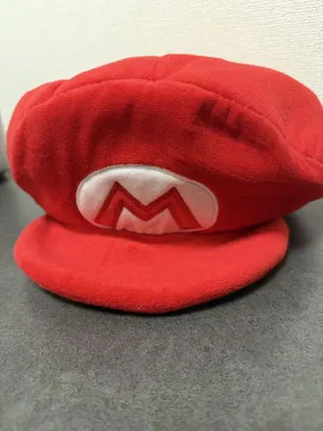 마리오 모자 플리스 빨간색 SUPER NINTENDO WORLD