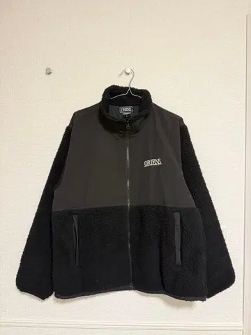 ORIENS 블랙 플리스 자켓 L