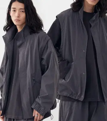 MINIMAL 2WAY TRACK ZIP BLOUSON