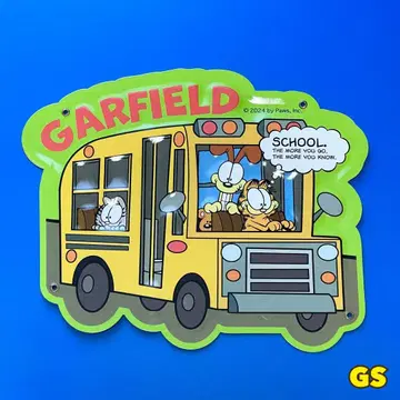 메탈 플레이트 GARFIELD 가필드 아메리칸 잡화 No.GS