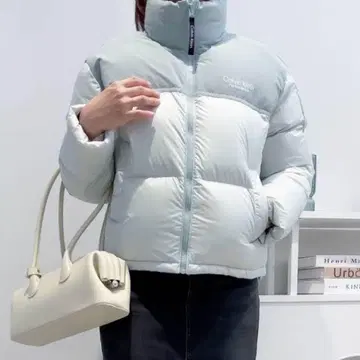 Calvin Klein 다운 자켓 라이트 블루