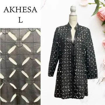 천연 가죽 AKHESA 램 가죽 자켓 루즈핏 멋스러운 수입